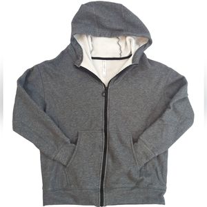 Fabletics full zip hoodie jacket, sweatshirt, cinched waist, oversized XS